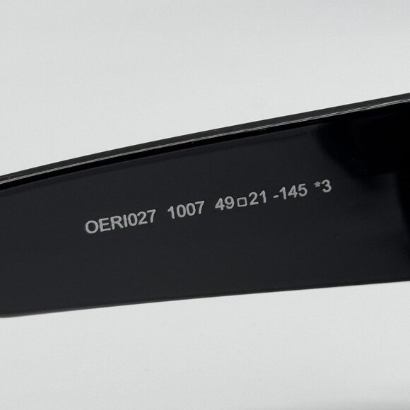 NEW OFF-WHITE SUNGLASSES, BLACK CAT EYE WOMEN EYEWEAR OFF-WHITE ACCRA 007 BLACK